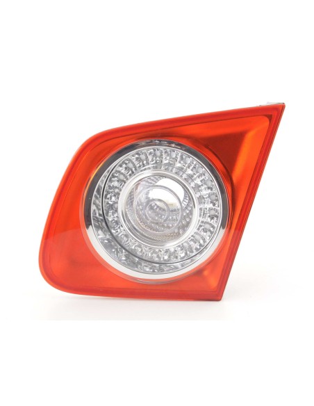 Parti di usura fanale posteriore destro VW Jetta 5 05-10 rosso / trasparente