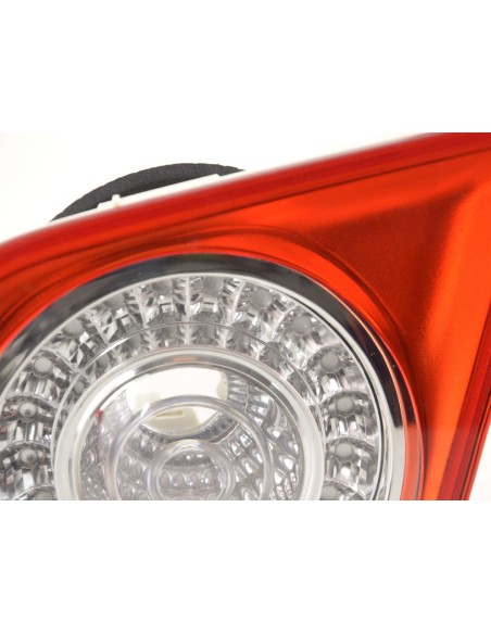 Parti di usura fanale posteriore destro VW Jetta 5 05-10 rosso / trasparente