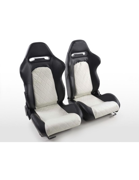 Sedili sportivi FK Sedili semigusci per auto Imposta Detroit in un look da sport motoristico