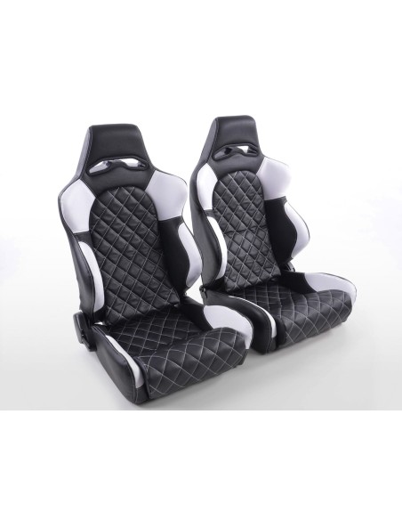 Sedili sportivi FK I sedili semiguscio per auto conferiscono a Las Vegas un look da sport motoristico con trapuntatura