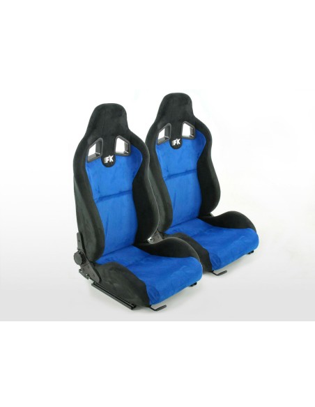 Sedili sportivi FK Sedili semigusci per auto Imposta Columbus in un look da sport motoristico