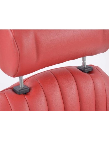 FK Oldtimersitze Sedili avvolgenti per auto Set Montgomery in look retrò rosso