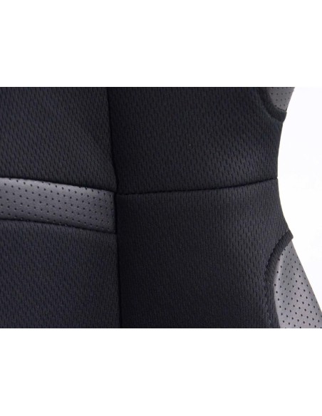 Sedili sportivi FK Sedili semigusci automatici Set tessuto Cyberstar nero con riscaldamento sedile
