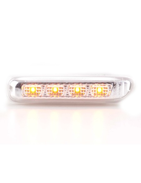 Set di frecce laterali lampeggianti LED BMW Serie 3 E46 98-02 trasparente
