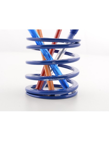 FK portapenne a molla abbassabile scatola portapenne racing design blu
