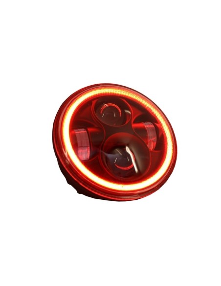 5,75 pollici del motociclo CREE LED faro angelo occhio Halo DRL