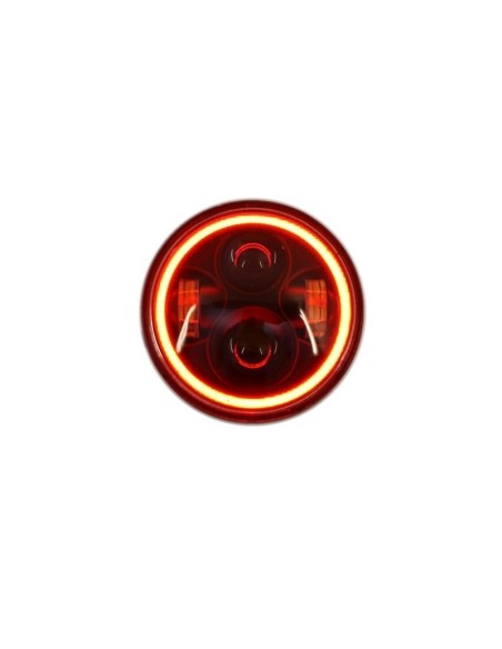 5,75 pollici del motociclo CREE LED faro angelo occhio Halo DRL