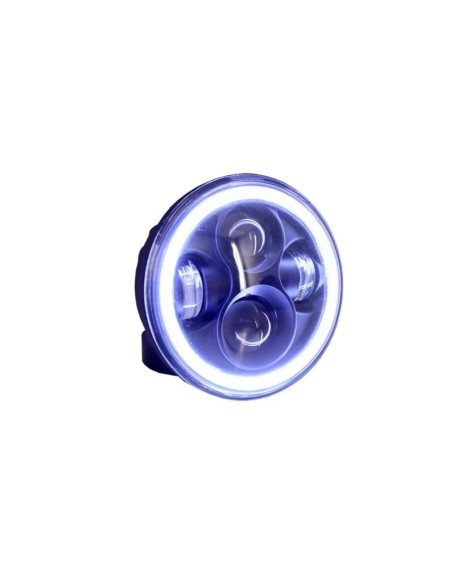 5,75 pollici del motociclo CREE LED faro angelo occhio Halo DRL