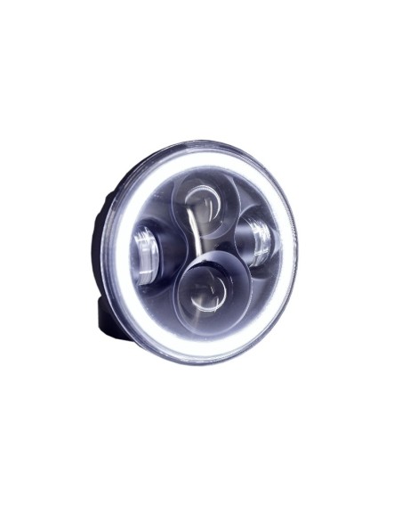 5,75 pollici del motociclo CREE LED faro angelo occhio Halo DRL