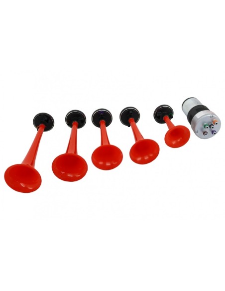 Corno auto a tonalità bassa con due terminali 12V, modello FX1 2T
