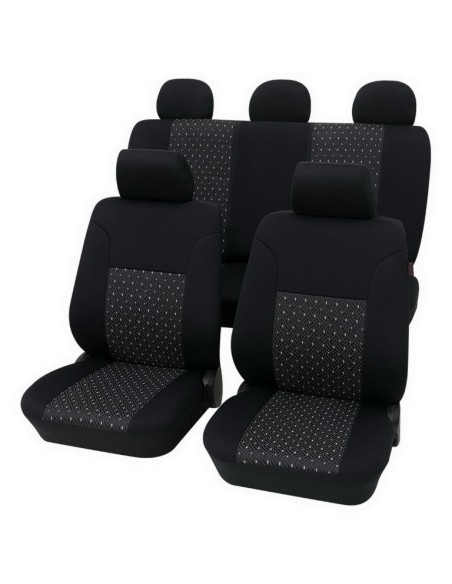 Coprisedile universale Eco-Class Malta 15 pezzi Grigio