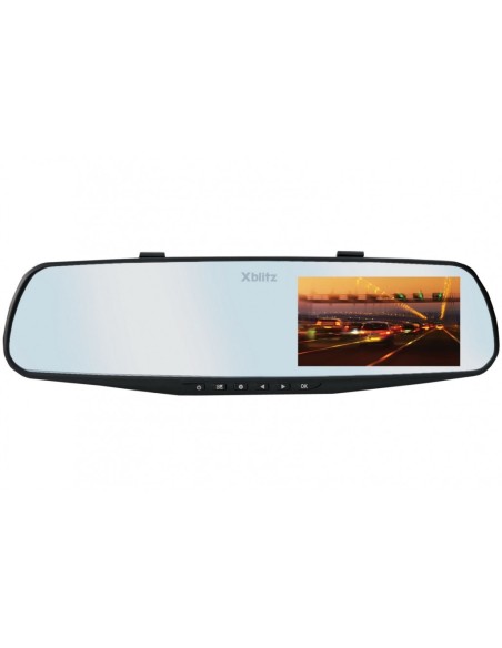Xblitz Mirror 16 Dash Camera Full HD 1080P 4,3" 140 gradi nera