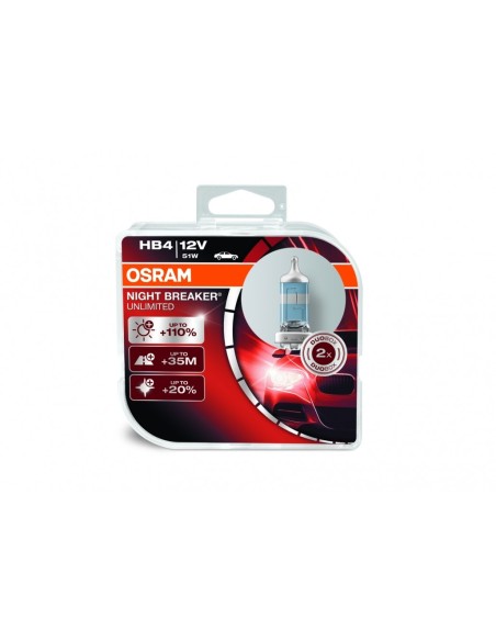 Lampada frontale alogena 9006NBU HCB 12V Duobox (2 unità)