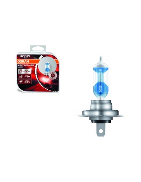 OSRAM NIGHT BREAKER LASER H7 Proiettore alogeno 64210NBL HCB 12V Duobox (2 unità)