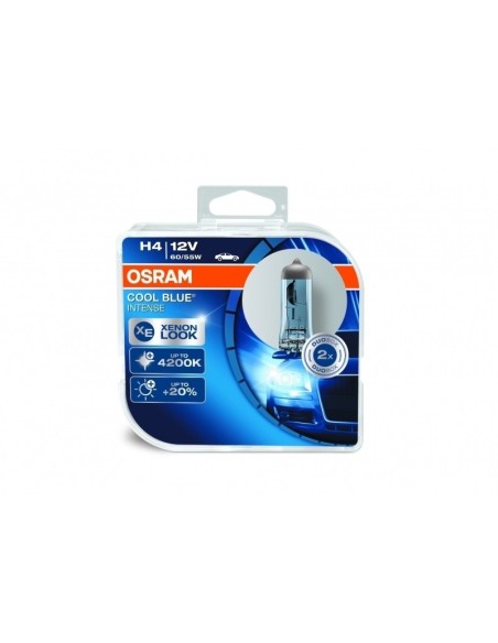 OSRAM alogeno faro blu affresco Intenso 64193CBI H4 12V 60-55W Duobox (2 Unità)