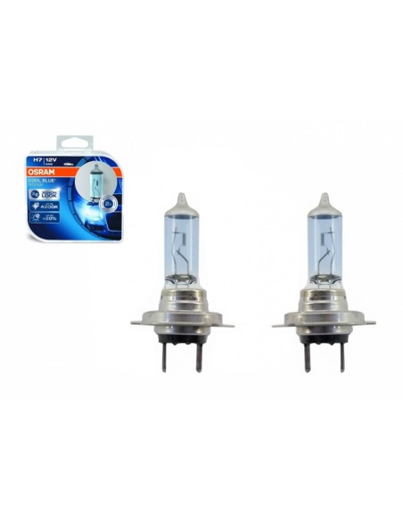 OSRAM RAFFREDDARE BLU INTENSO H7 alogeno proiettore 64210CBI HCB 12V Duobox (2 unità)