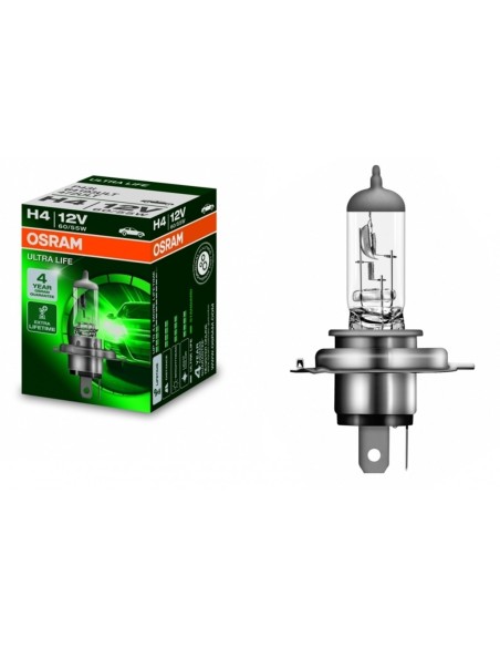 Proiettore alogeno H4 12V 60-55W di OSRAM ULTRA LIFE (1 unità)