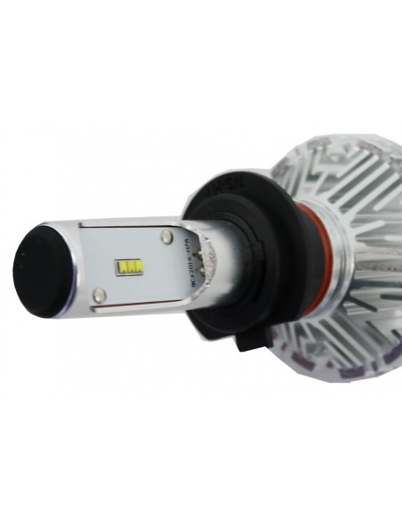 Lampadine LED H7 6000K Can-Bus CSP chip 360 60W 3000 lumen senza ventola