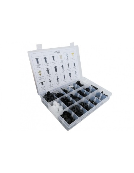 Kit di fissaggio in plastica da 425 pezzi