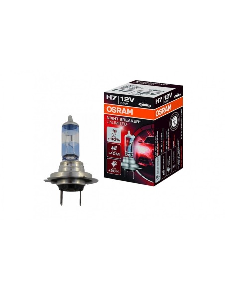 OSRAM NIGHT BREAKER ILLIMITATO H7 alogeno proiettore 12V 55W