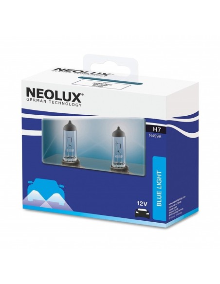 Lampada frontale alogena N499B-2SCB 12V blu di Neolux H7 (2 unità)