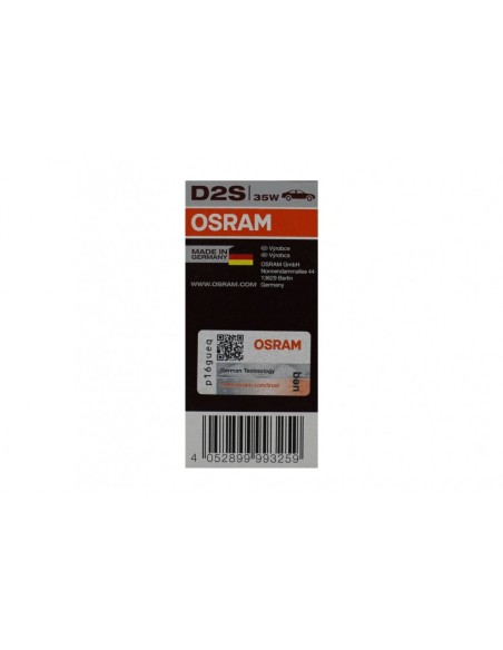Lampada allo xeno del laser D2S dell'interruttore di notte di Osram XENARC 66240XNL 35W