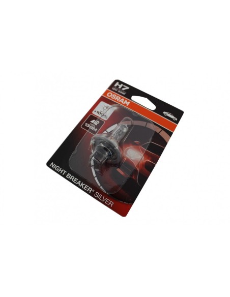 OSRAM alogeno lampada frontale notte interruttore argento 64210NBS-01B H7 12V 55W blister (1 unità)