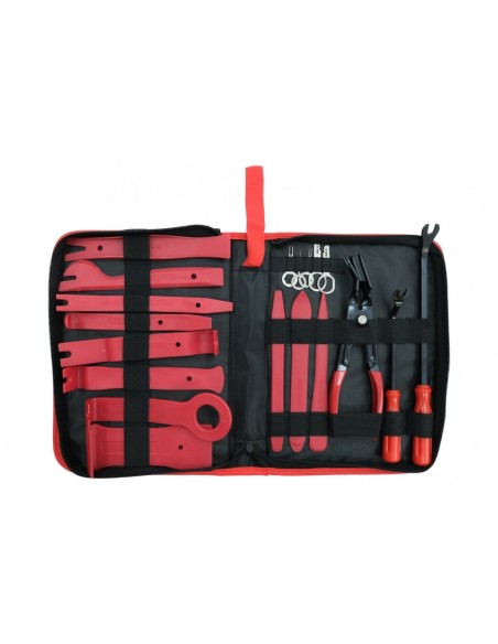 Auto Trim strumento di rimozione Kit 19 PCS Portable Zipper Bag