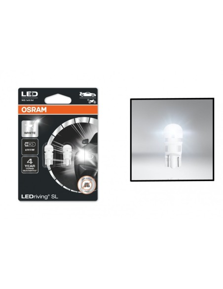 OSRAM LEDriving SL W5W luce ausiliaria lampadina LED targa-posizione luce 12V 1.12 W