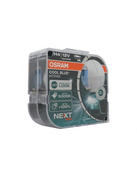 OSRAM COOL BLUE INTENSE NEXT GEN H4 Lampada frontale alogena 64193CBN-HCB 12V (2 unità)