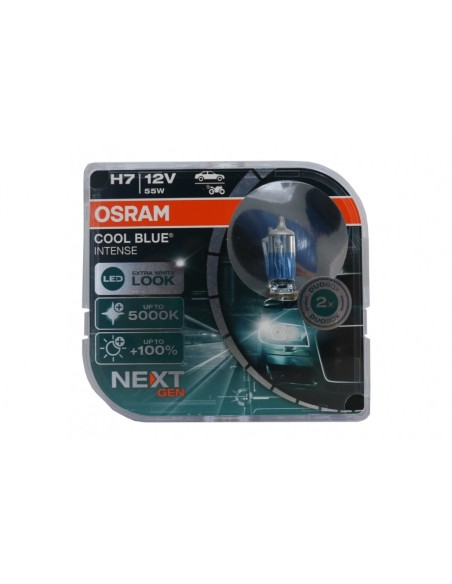 OSRAM COOL BLUE INTENSE NEXT GEN H7 Lampada frontale alogena 64210CBN-HCB 12V (2 unità)