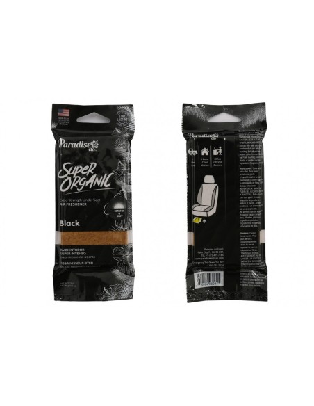 Paradise Fresh Air Super Organic Extra Strength Deodorante per aria sotto il sedile, profumo nero