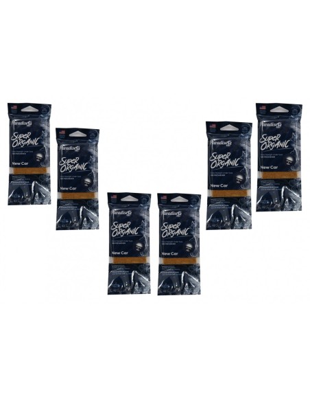 Paradise Fresh Air Super Organic Extra Strength Deodorante per aria sotto il sedile, profumo nuovo auto