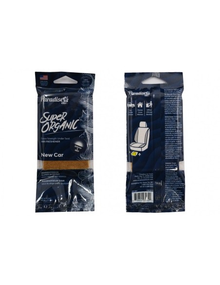 Paradise Fresh Air Super Organic Extra Strength Deodorante per aria sotto il sedile, profumo nuovo auto