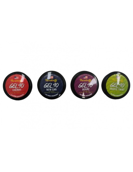 Paradise Fresh Air Slim Gel 90 Deodorante per aria in gel, eliminazione odori, assortimento di 21 casi