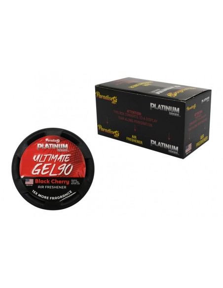 Paradise Fresh Air Ultimate Gel Deodorante eliminazione odori, profumo ciliegia nera, confezione da 4 vasetti