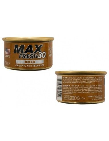Paradise Air Fresh Organic Deodorante per Auto senza Cappuccio Max Fresh 30 12 lattine assortite