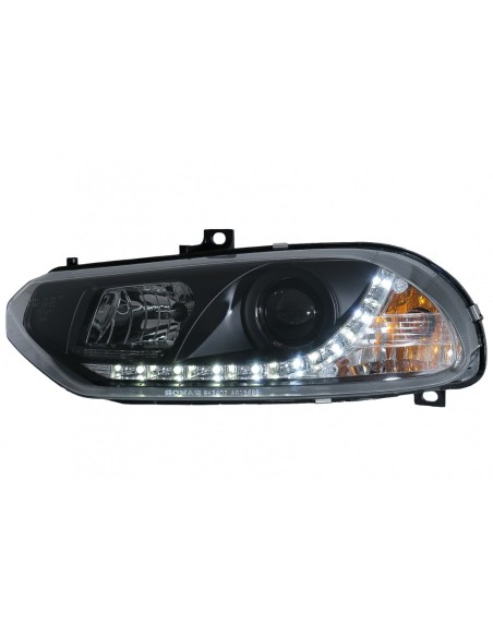 Fari a LED per Alfa Romeo 156 (10.1997-06.03) DAYLIGHT Nero