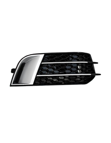 Griglie laterali Fog Lamp per Audi A1 8X (10-15) RS1 nero con inserti in alluminio