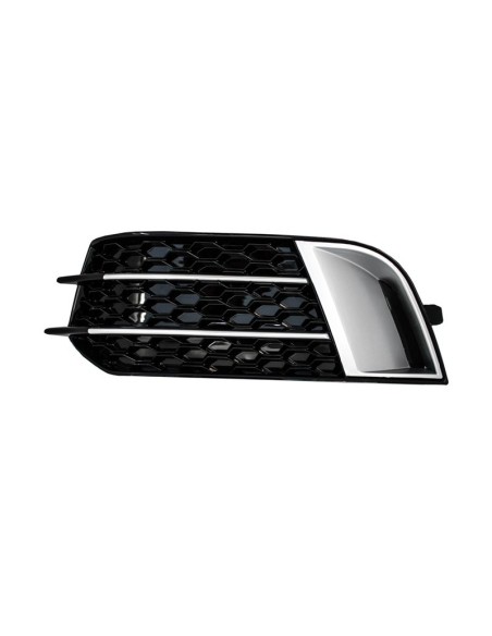 Griglie laterali Fog Lamp per Audi A1 8X (10-15) RS1 nero con inserti in alluminio