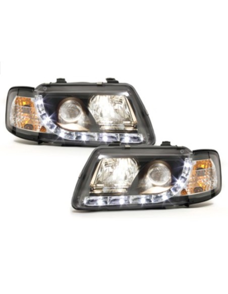 DAYLINE Fari per Audi A3 8L (08.96-08.00) DRL Negru