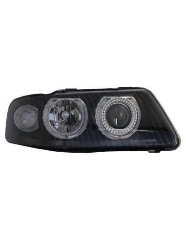 Fari Angel Eye per Audi A3 8L (09.00-05.03) Nero