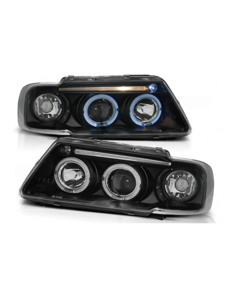 Angel Eyes Fari per Audi A3 8L (08.96-08.00) Nero