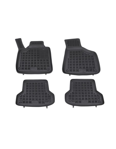 Tappetino in gomma nera per AUDI A3 S3 8P 8P1 Hatchback 8PA Sportback 8P7 Cabriolet (03-13)