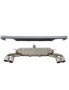 Diffusore paraurti posteriore con scarico AUDI A3 8V Hatchback (12-15)