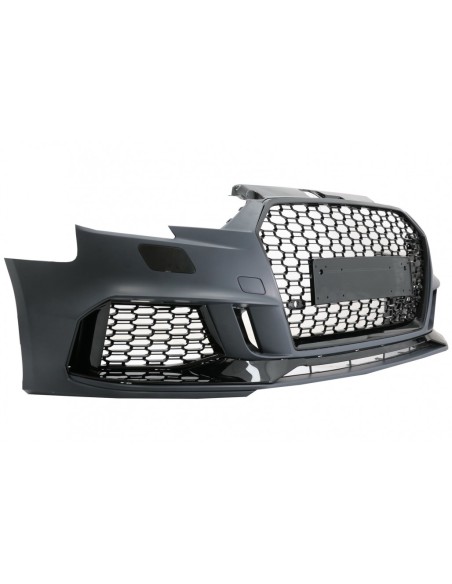 Paraurti anteriore per Audi A3 8V Facelift Hatchback Sportback RS3 Brilliant Black Design