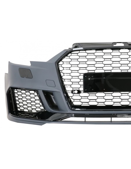 Paraurti anteriore per Audi A3 8V Facelift Hatchback Sportback RS3 Brilliant Black Design