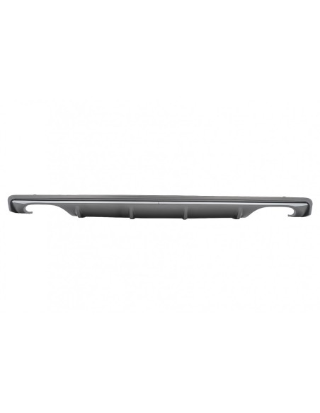 Paraurti posteriore Valance diffusore w/ sistema di scarico Piano nero per AUDI A3 8V berlina (12-15) solo per
