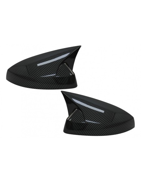 Cover specchietto per Audi A3 8V RS3 Cabriolet Limousine Sportback (12-19) Bat Look Carbon