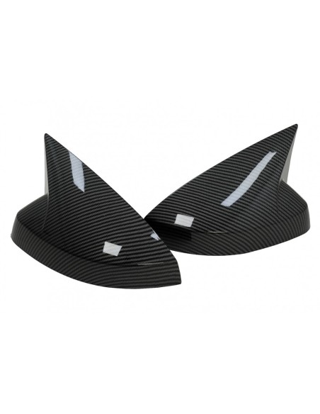 Cover specchietto per Audi A3 8V RS3 Cabriolet Limousine Sportback (12-19) Bat Look Carbon